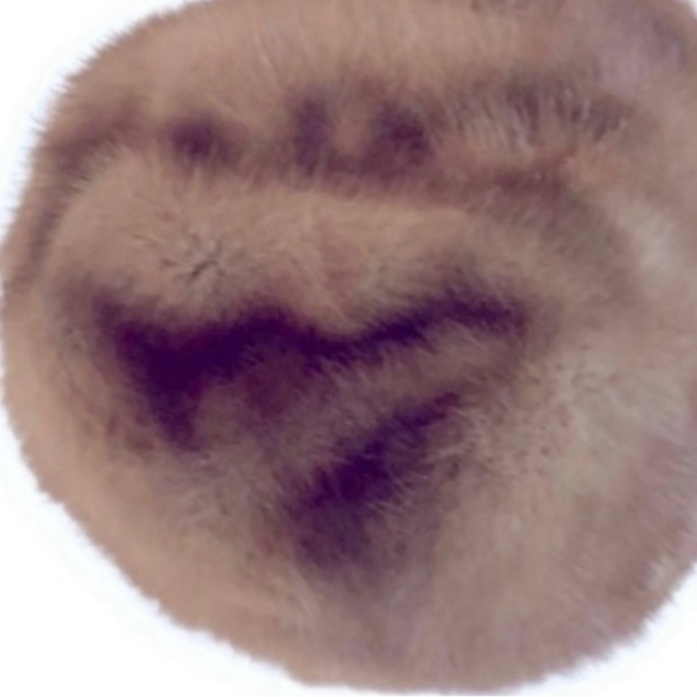 Elegant Vintage Women's Mink Hat - Picture 3 of 5